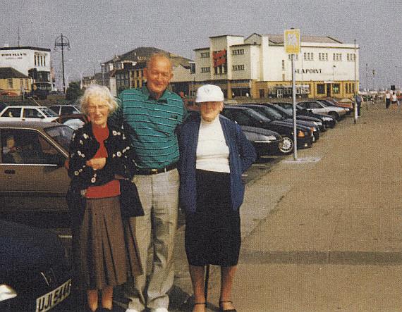 Mick with his sister and sister-in-law